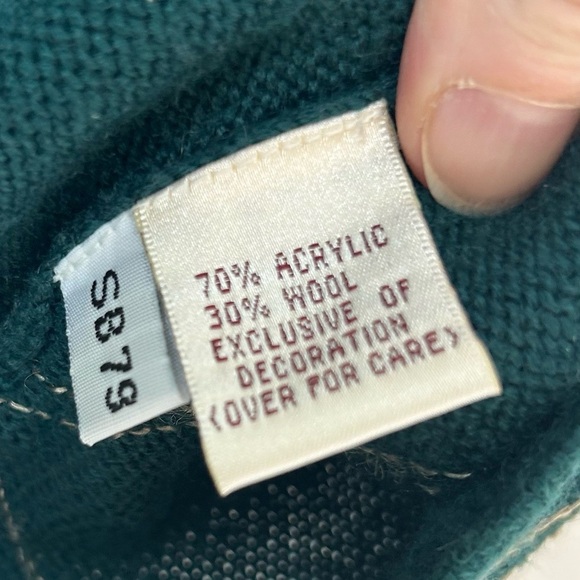 SUSAN BRISTOL Vintage Hand Beaded Embroidered Cardigan Sweater L - Picture 10 of 11